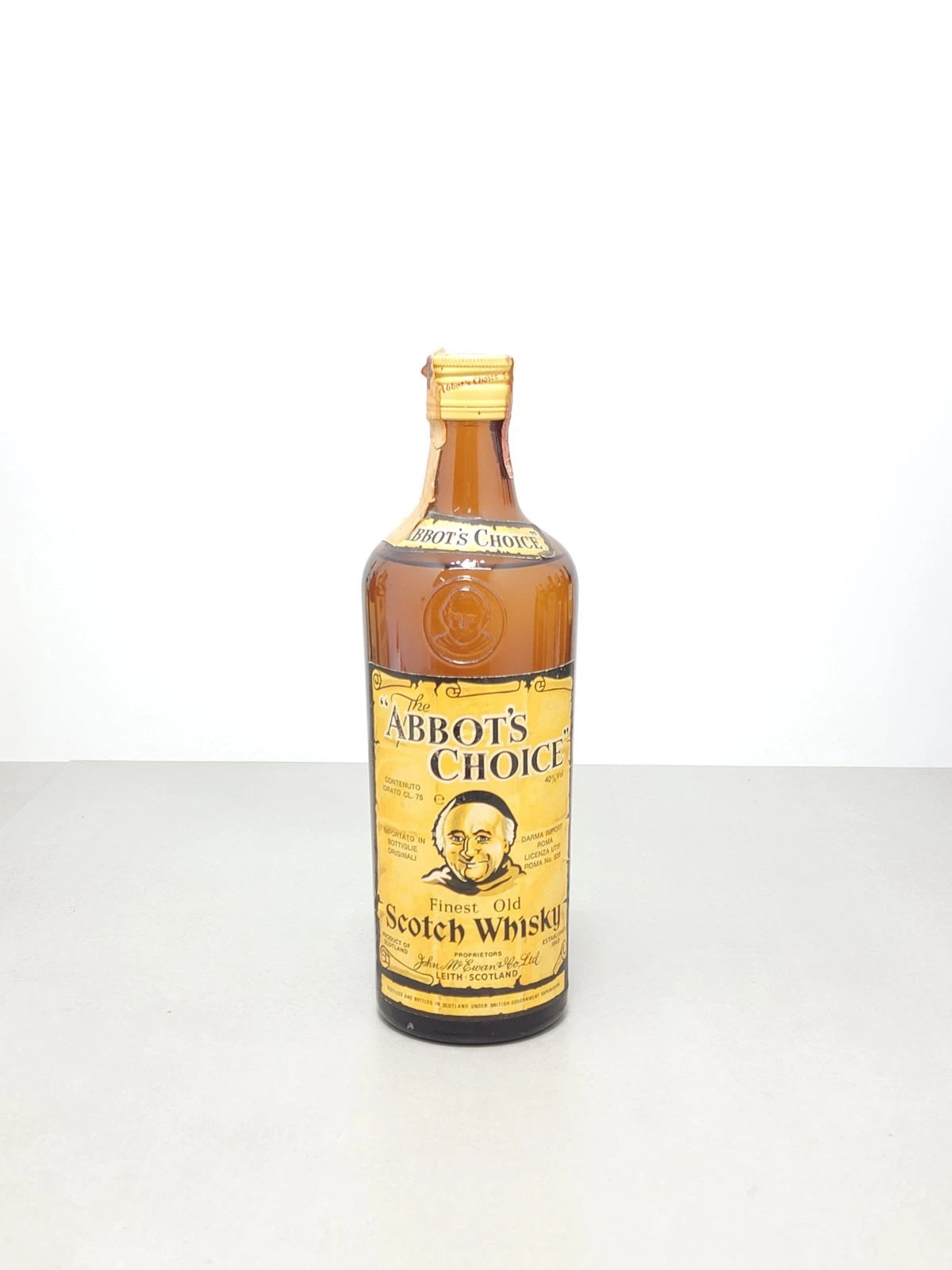 1x Whisky Abbot's Choice 1970s Fines Old Scotch Whisky bott. 75 cl 40%