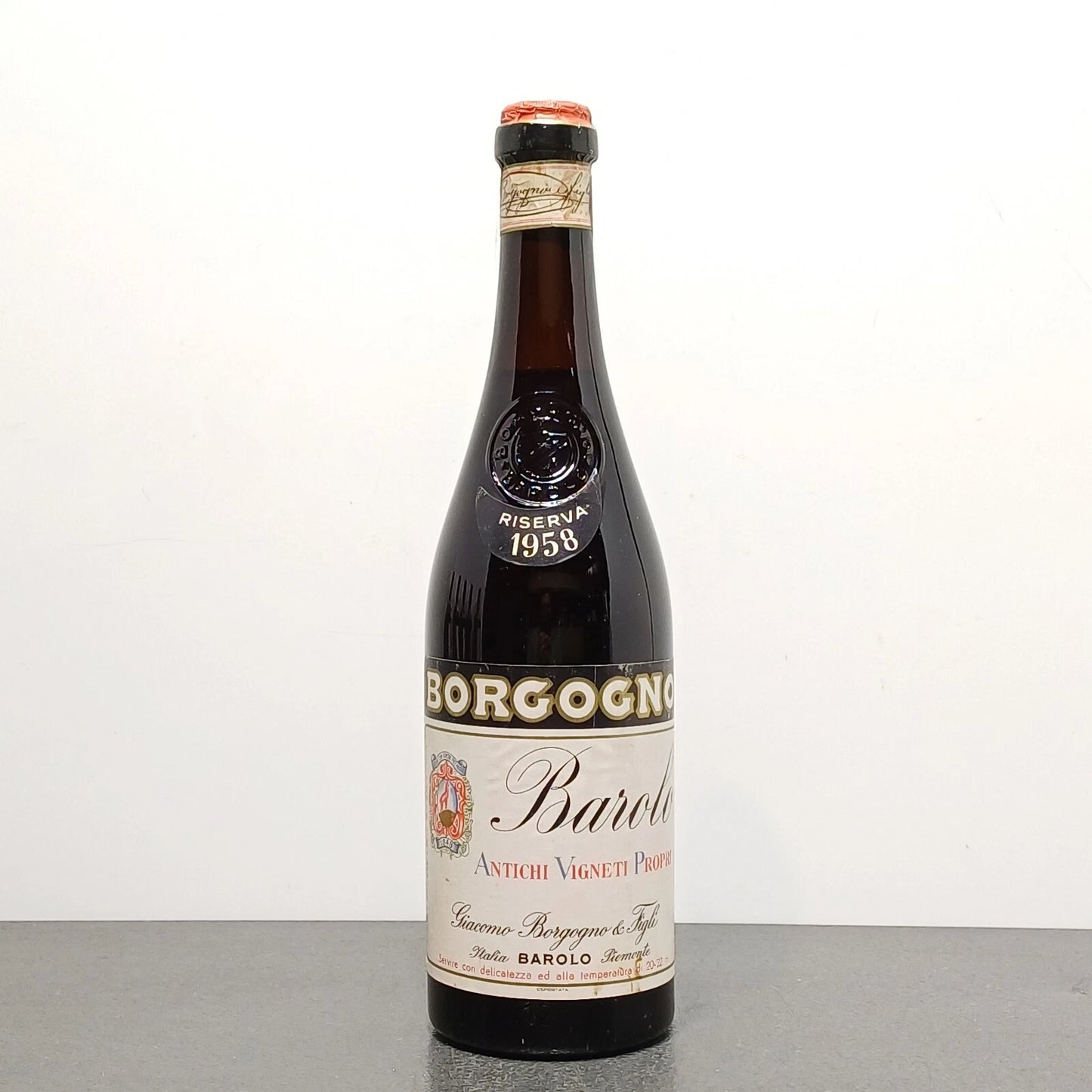 Barolo Borgogno 1958 Riserva Speciale bott.72 cl 13.5%