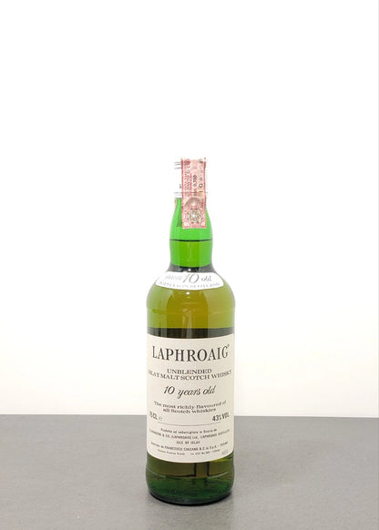 Whisky Laphroaig Unblended 10 years 1980s