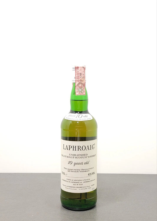 Whisky Laphroaig Unblended 10 years 1980s