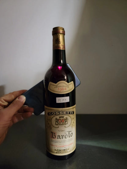 Barolo Cossetti 1964 Clemente & Figli bott.72 cl 13.5%