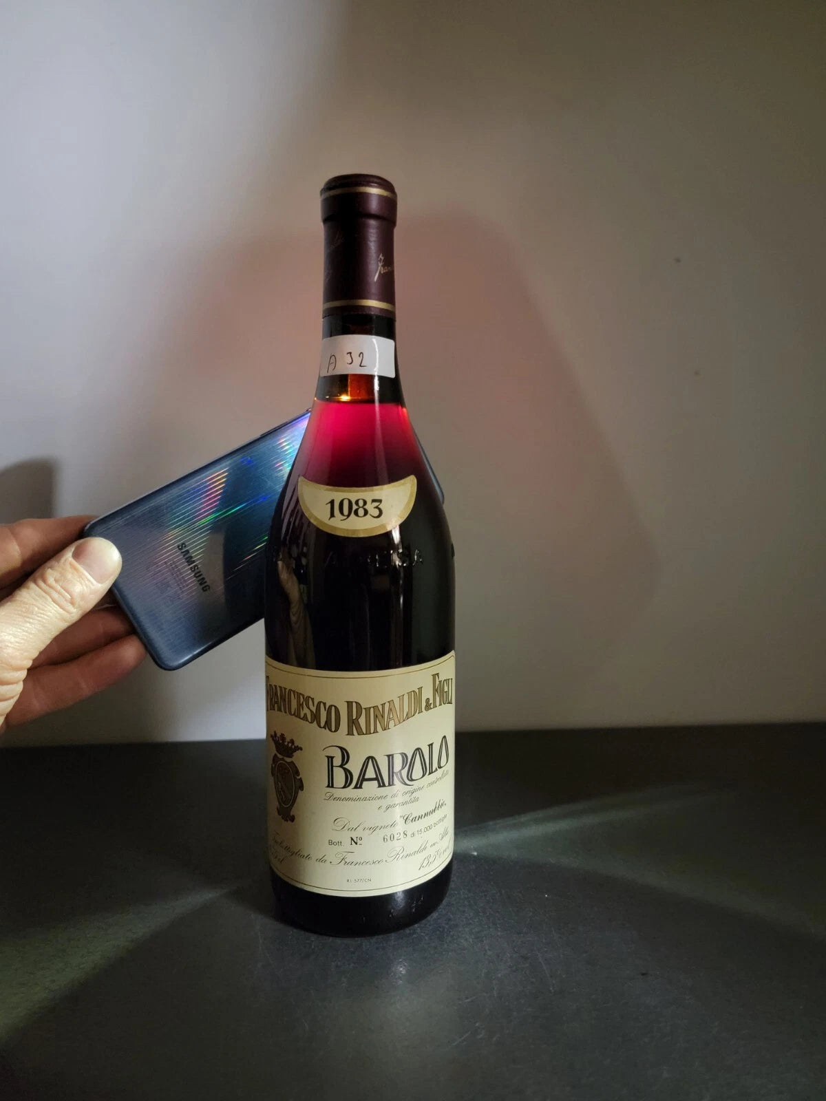 Barolo Francesco Rinaldi 1983 Vigneto Cannubbio bott.75 cl 13.5%