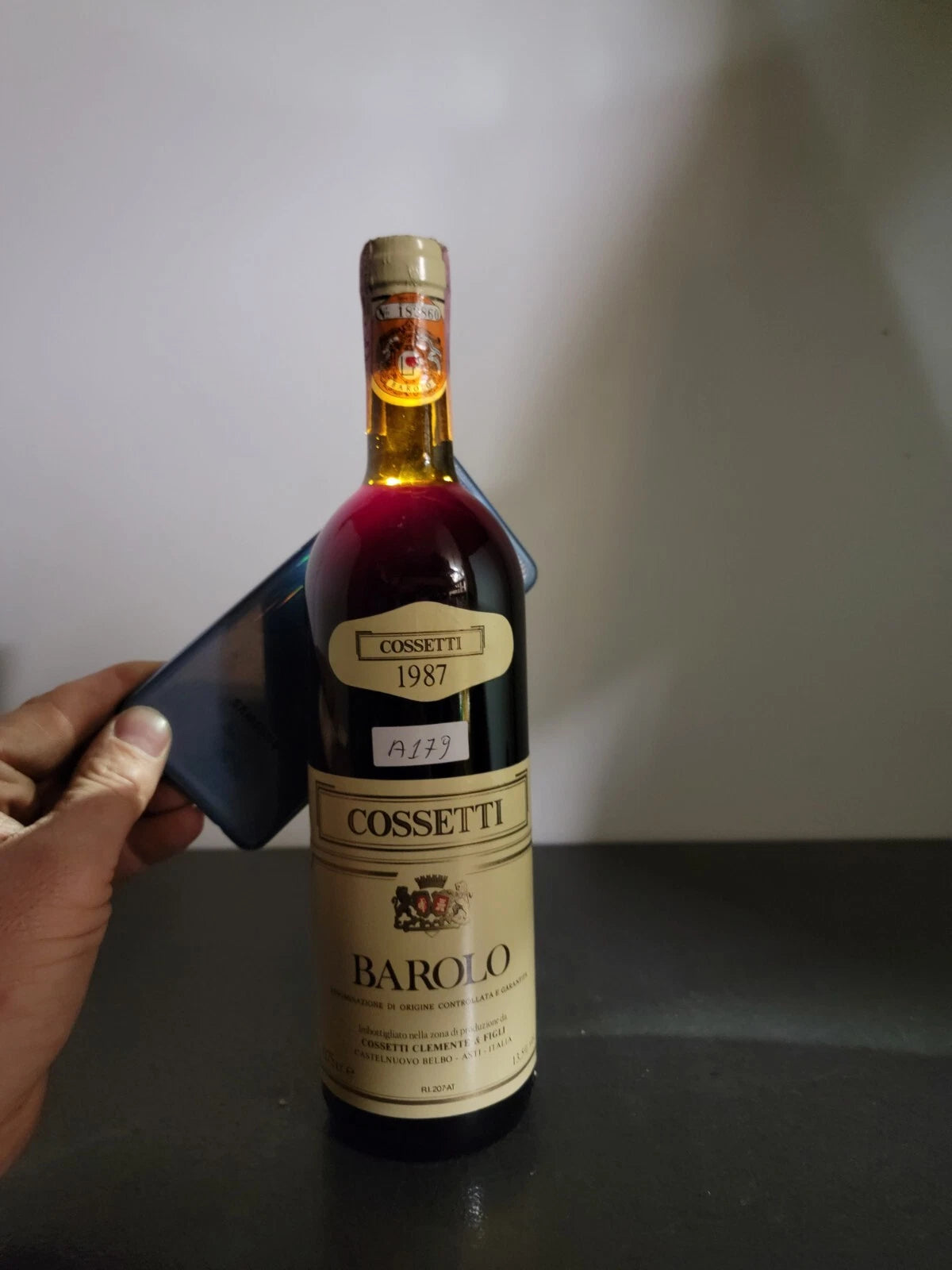 Barolo Cossetti 1987 Clemente & Figli bott.75 cl 13.5%