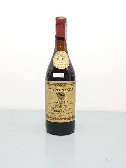 Barolo Renato Ratti 1987 Marcenasco Conca Abbazia dell'Annunziata bott.75 cl