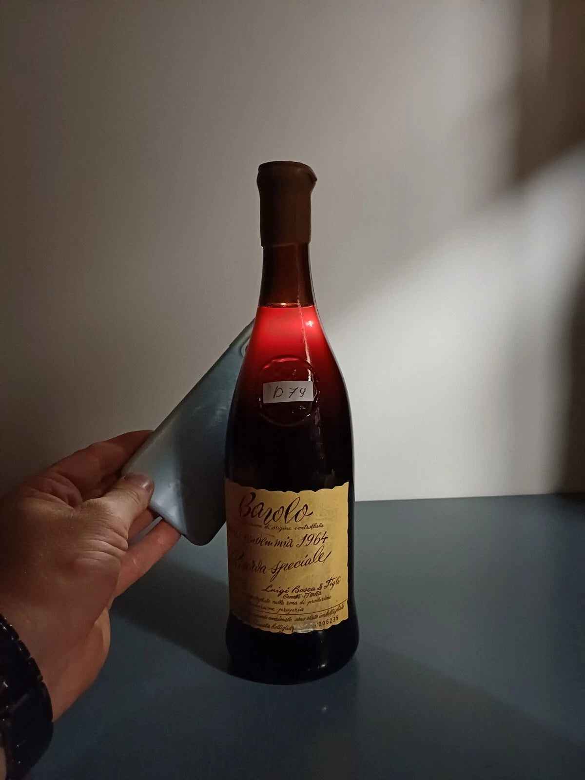 Barolo Luigi Bosca 1964 Riserva Speciale Vino Rosso bott.72 cl 13.5%
