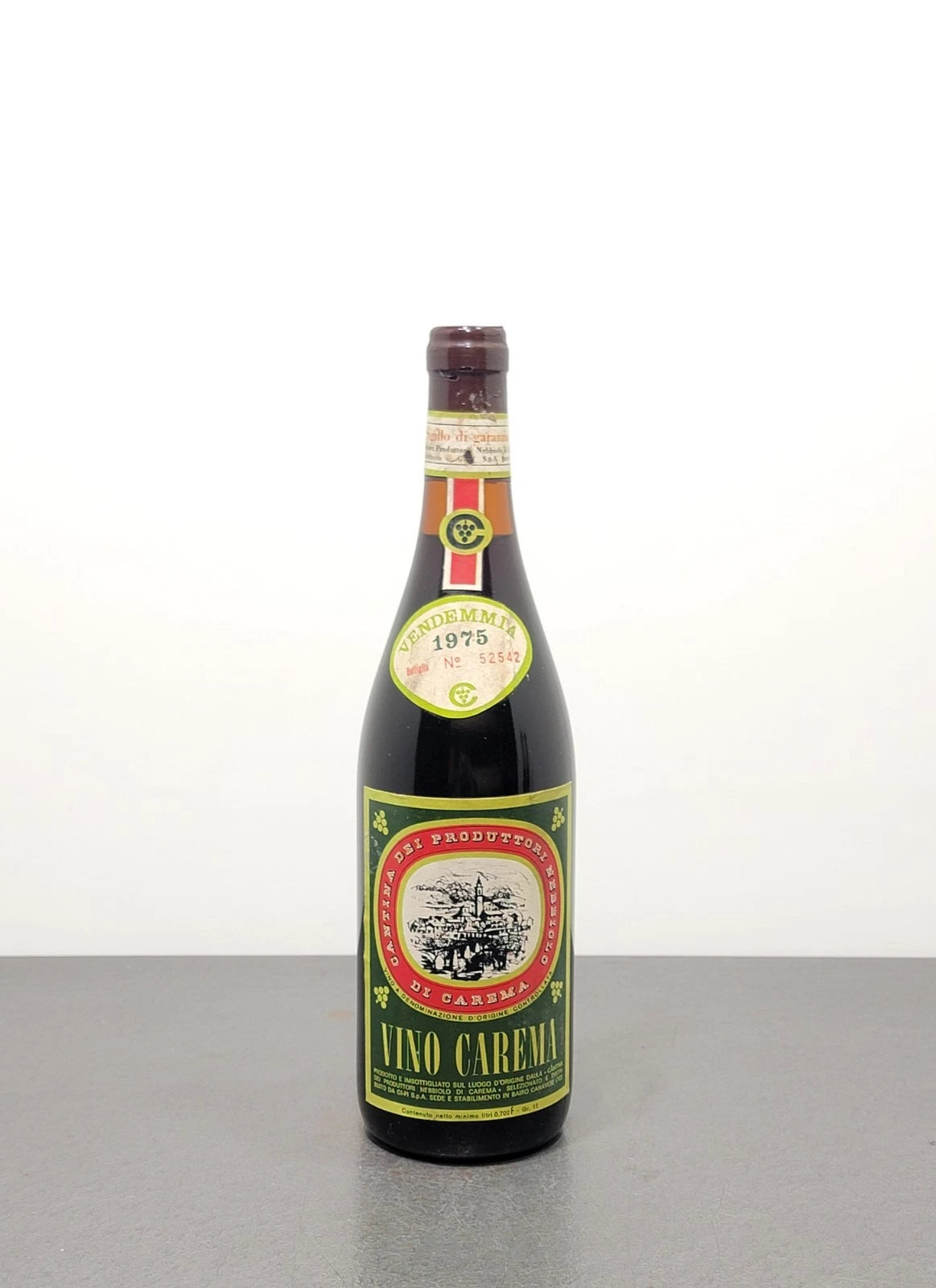 Carema 1975 Cantina Dei Produttori Nebbiolo Di Carema bott.72 cl 12%