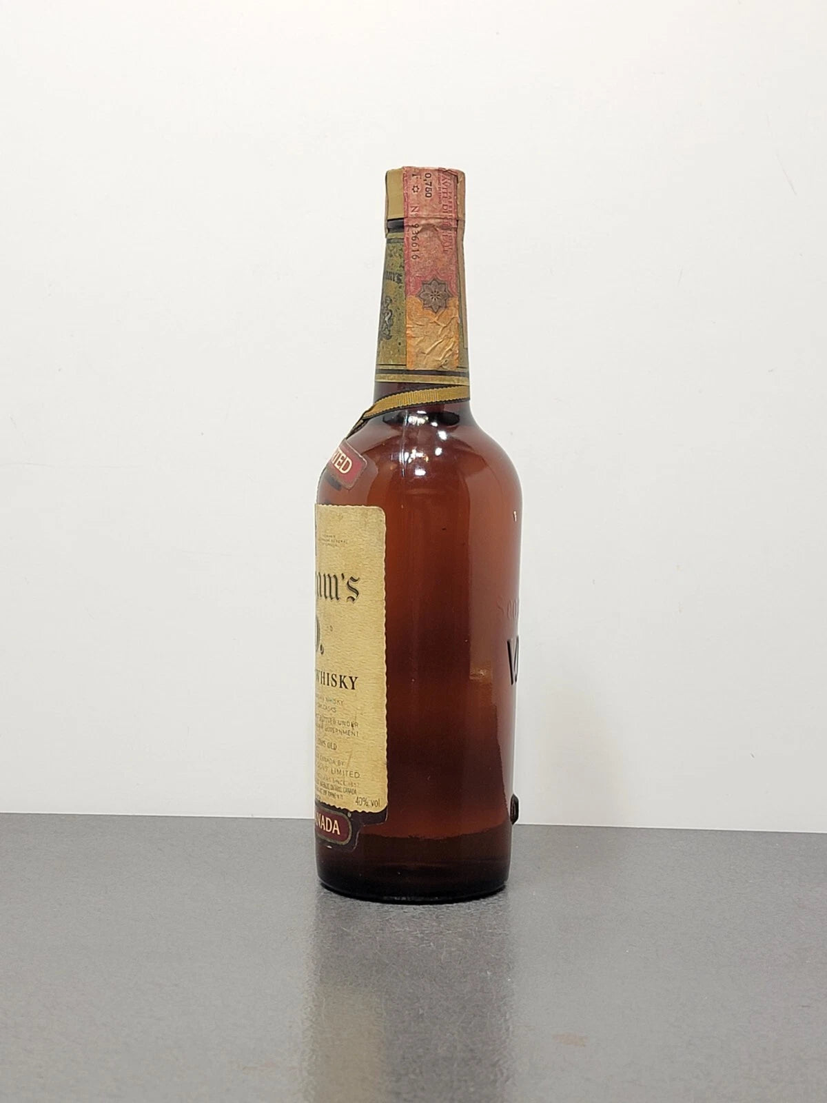 Whisky Canadian Seagram's V.O. 1976 6 Years Old bott.75 cl 40%