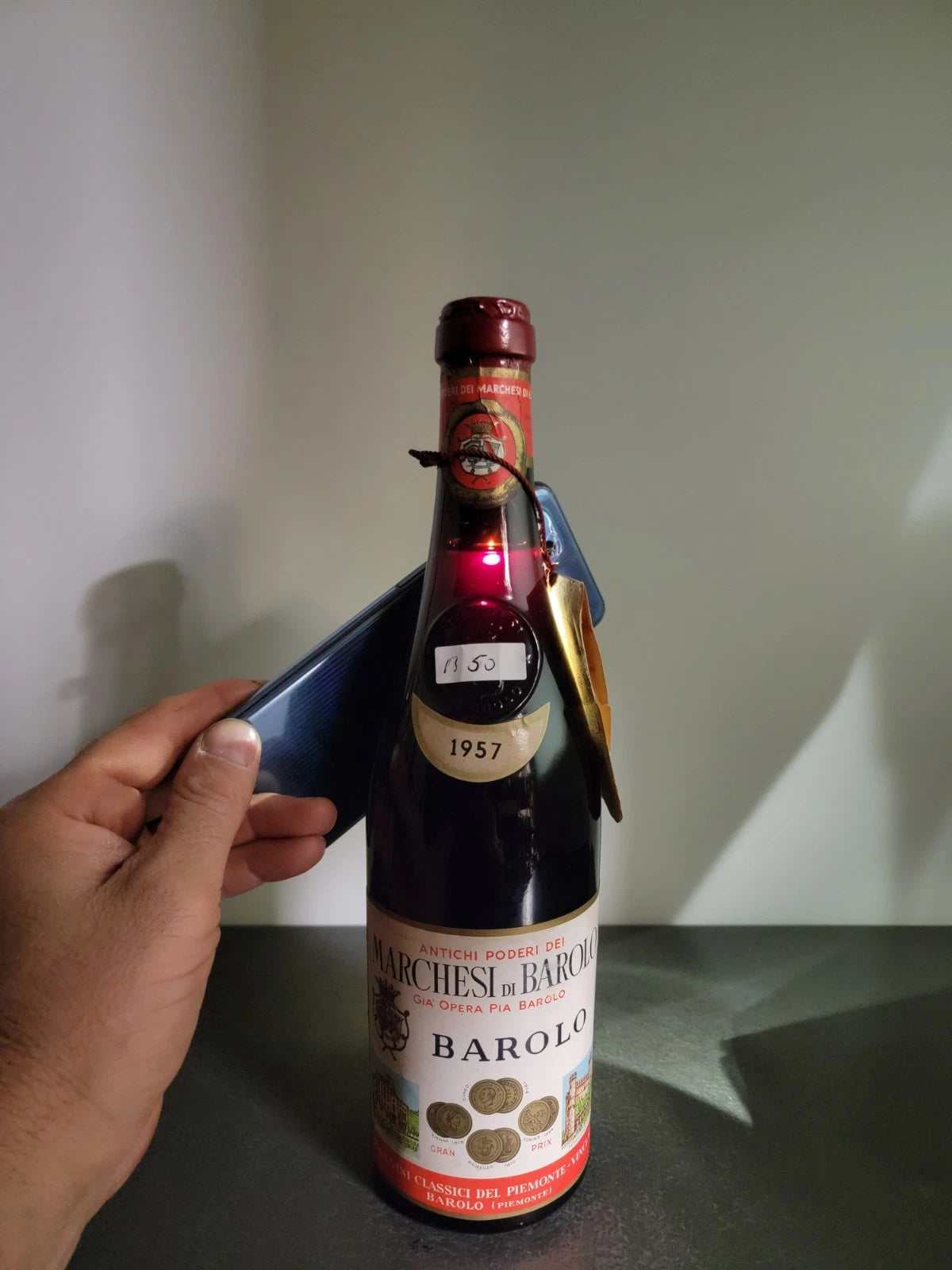 Barolo Marchesi di Barolo 1957 Serralunga D'alba bott.72 cl 13%