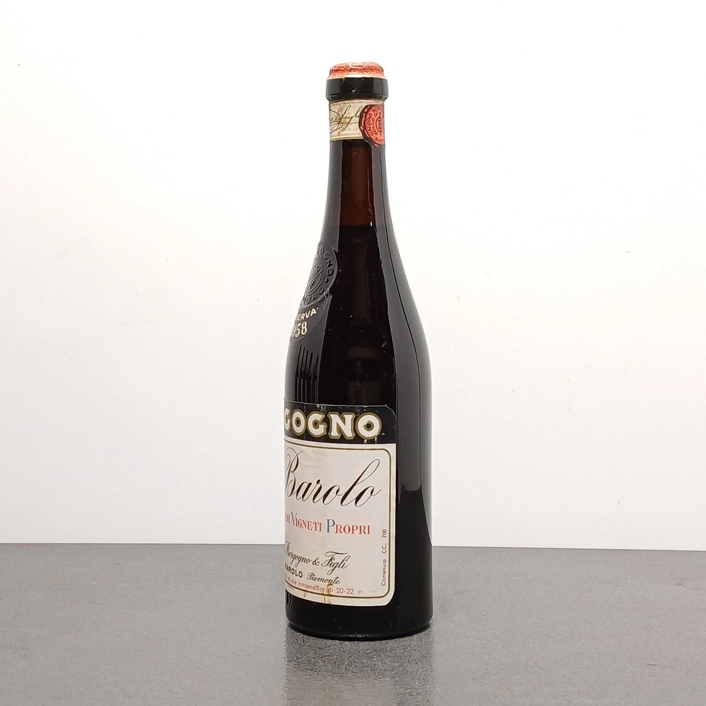 Barolo Borgogno 1958 Riserva Speciale bott.72 cl 13.5%