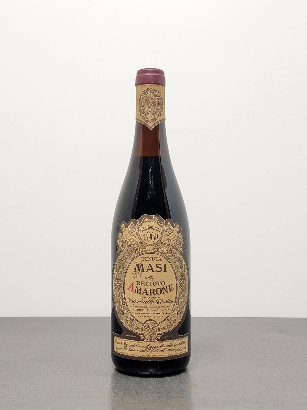 Amarone Masi 1969 Recioto Della Valpolicella  bott..72 cl bott 15.5%
