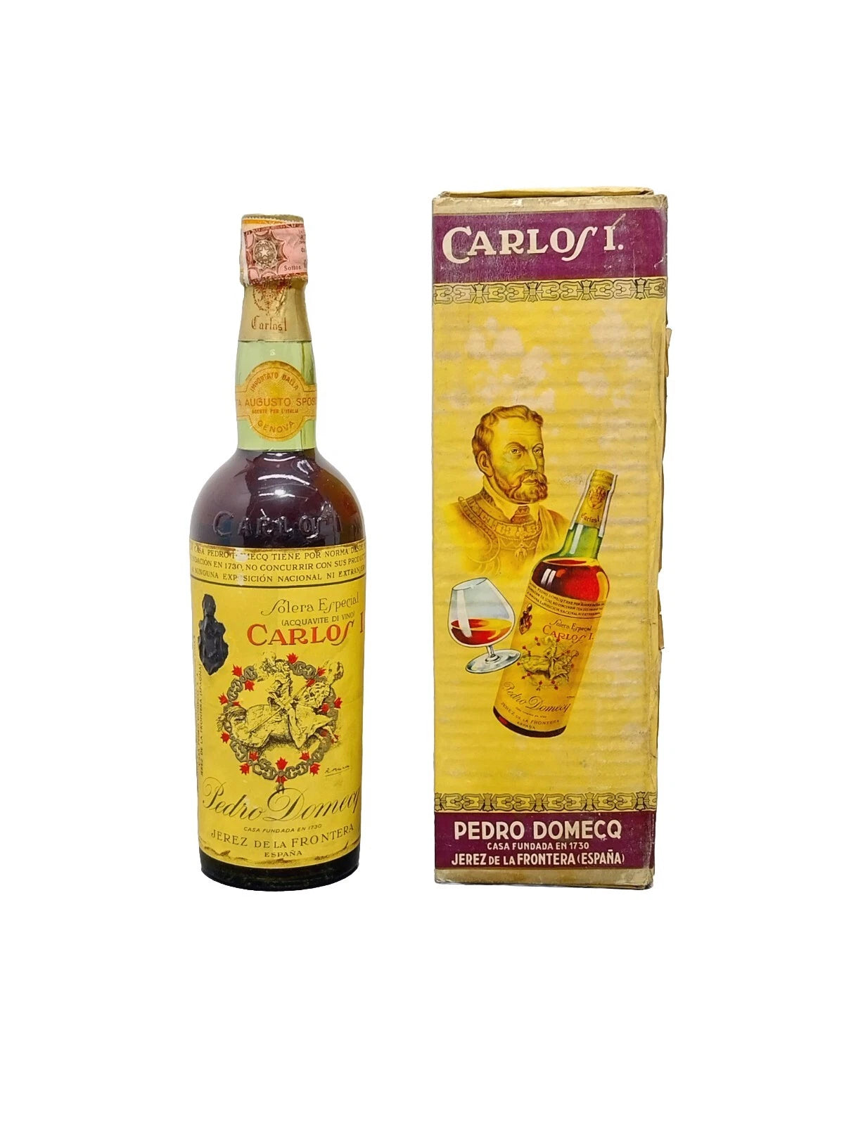 Carlos I Solera Especial Pedro Domecq anni 50 bott.0.75 cl