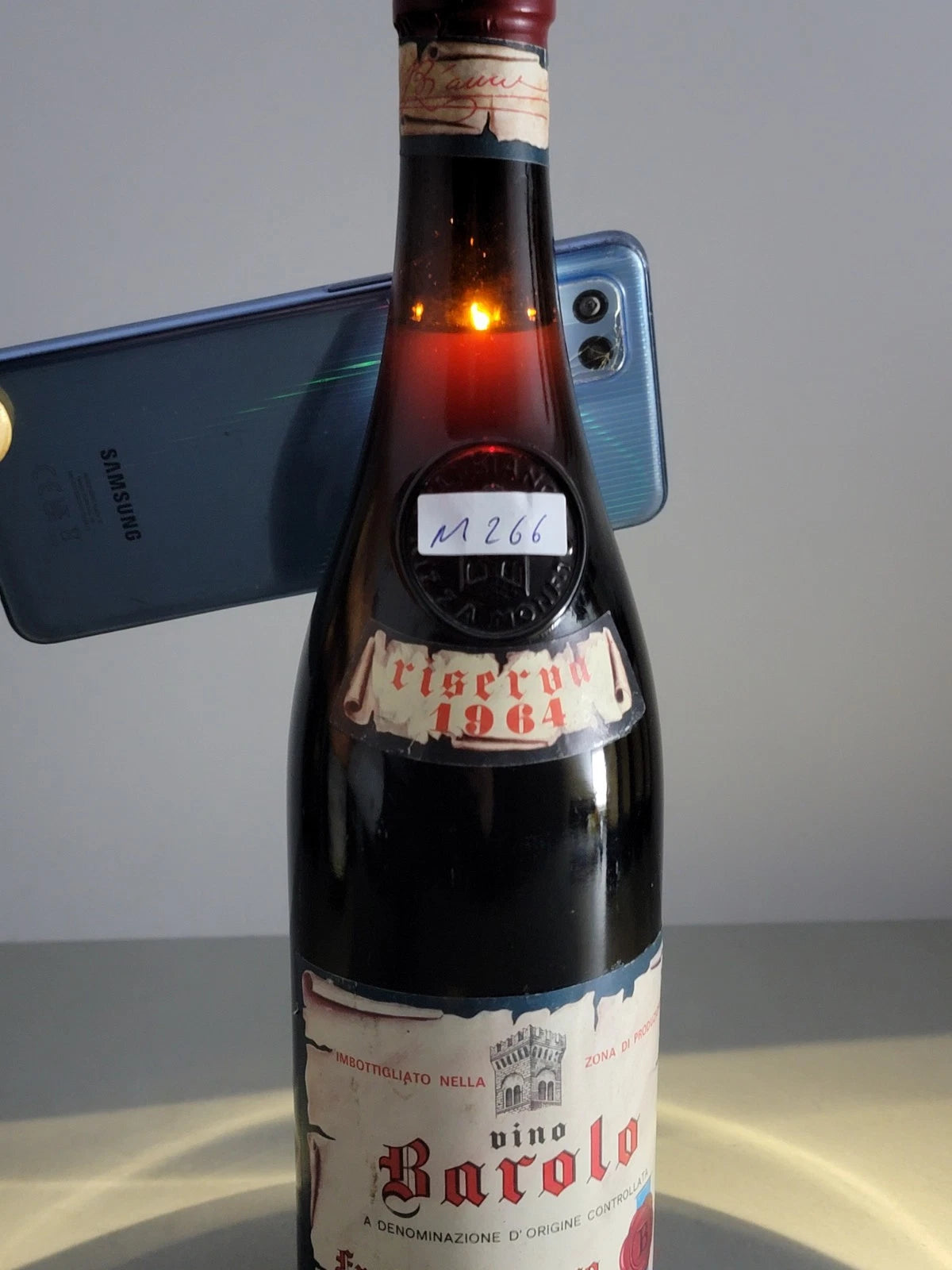 Barolo Fratelli Bianco Riserva 1964 Nizza Monferrato bott.72 cl 13,8%