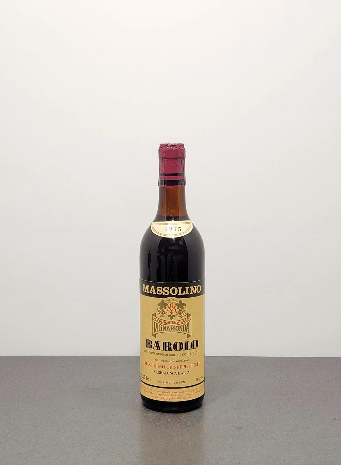 Barolo Massolino 1975 Serralunga D'alba bott.72 cl 13%