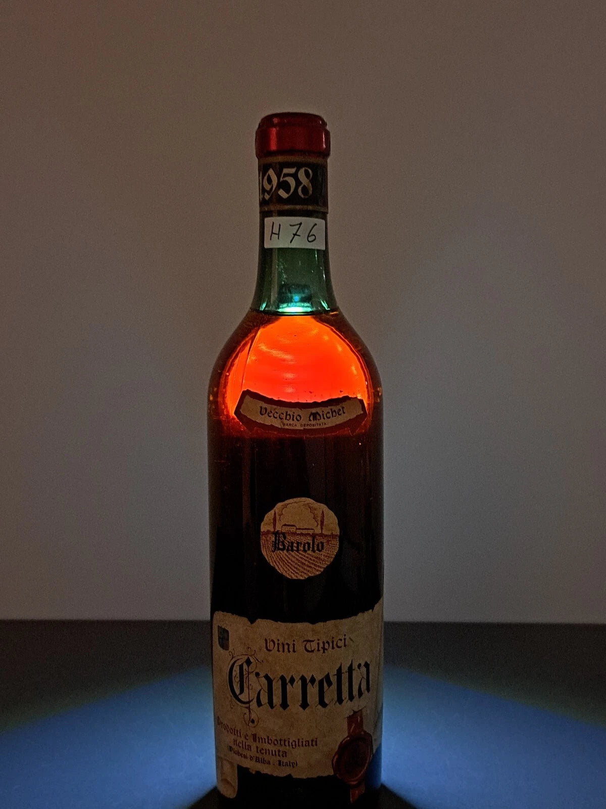 Barolo Carretta 1958 Vecchio Michet bott.72 cl 13.5%