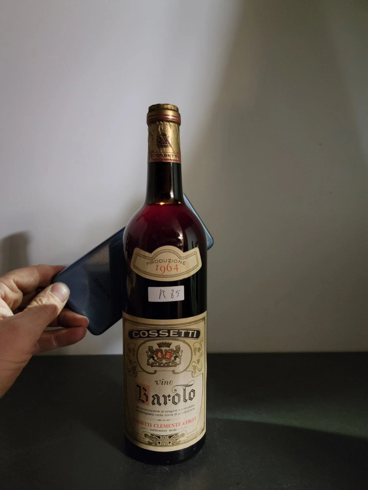 Barolo Cossetti 1964 Clemente & Figli bott.72 cl 13.5%