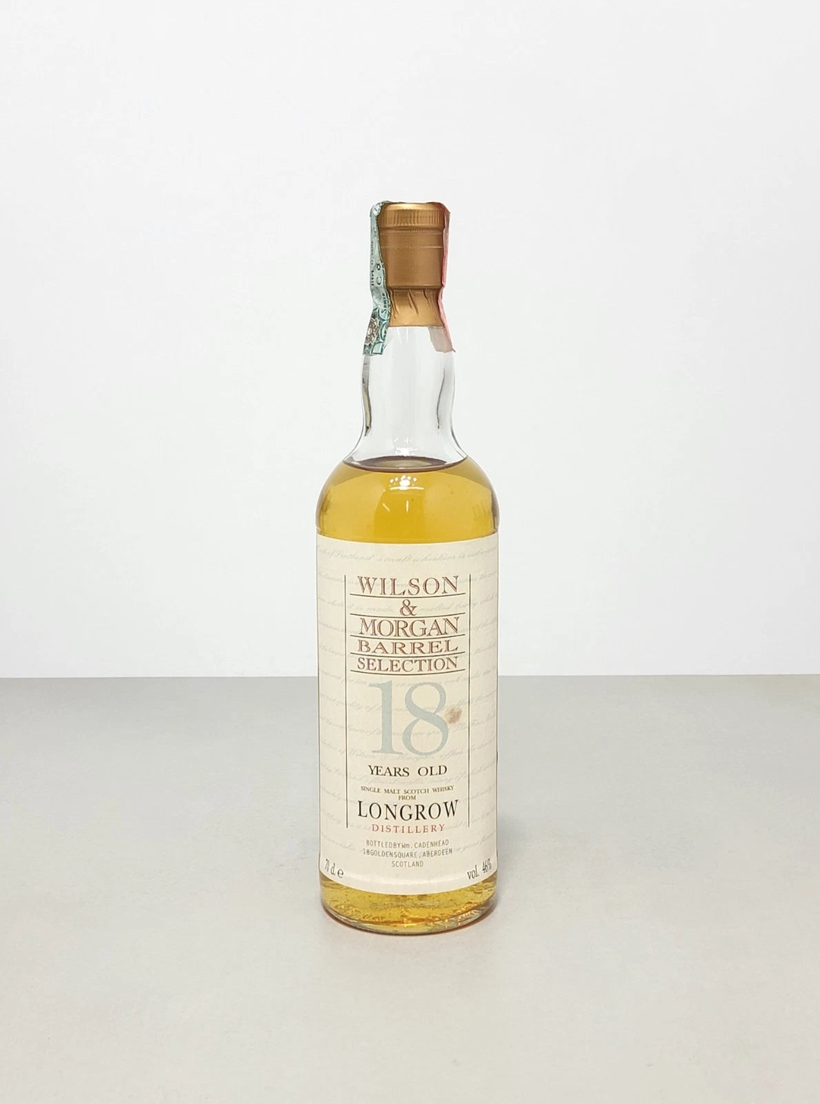 Whisky Longrow 1974 18year Wilson & Morgan imb. 1993 Springbank Barrel