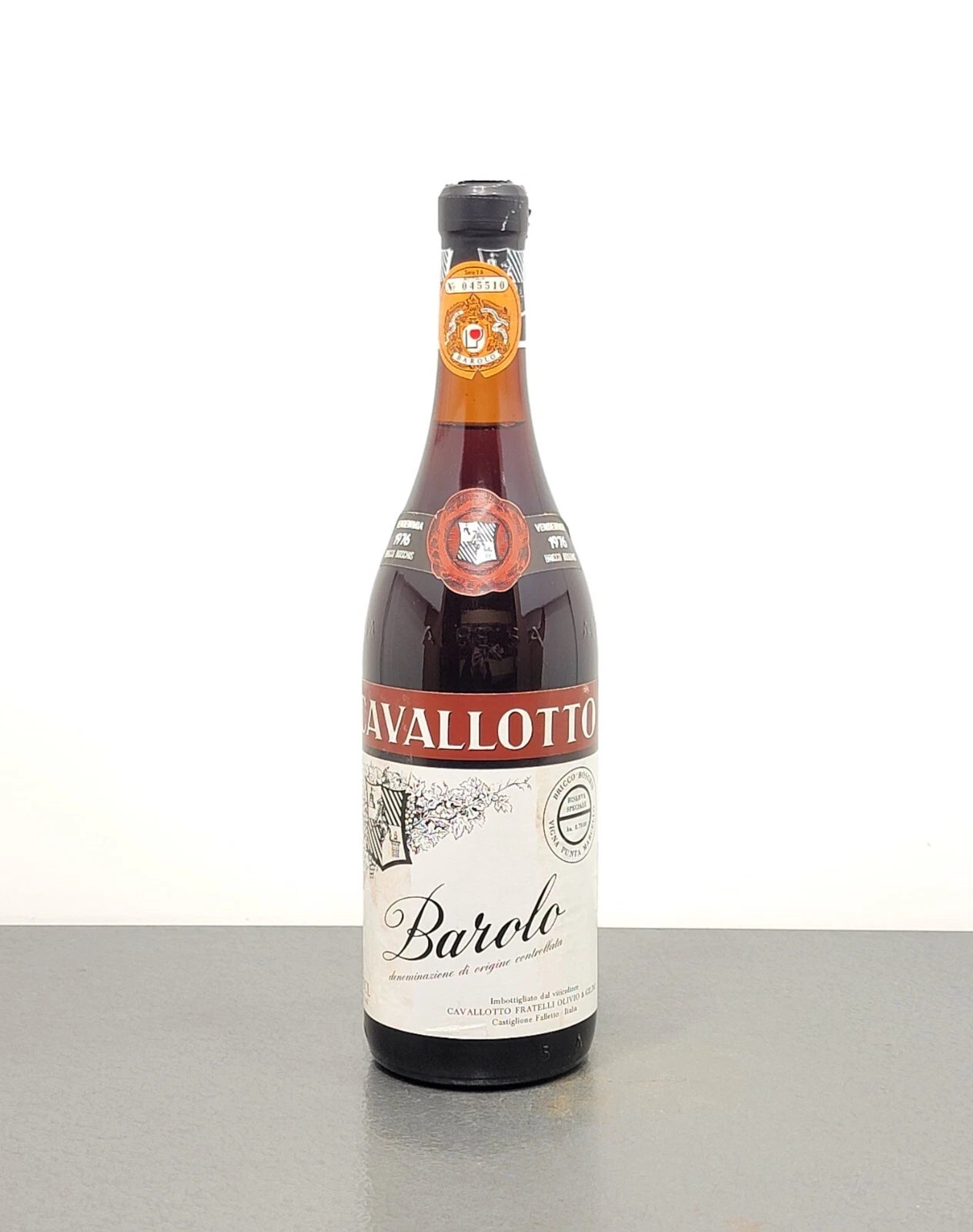 Barolo Cavallotto Bricco Boschis Riserva  Speciale 1976 bott..75 cl 14%