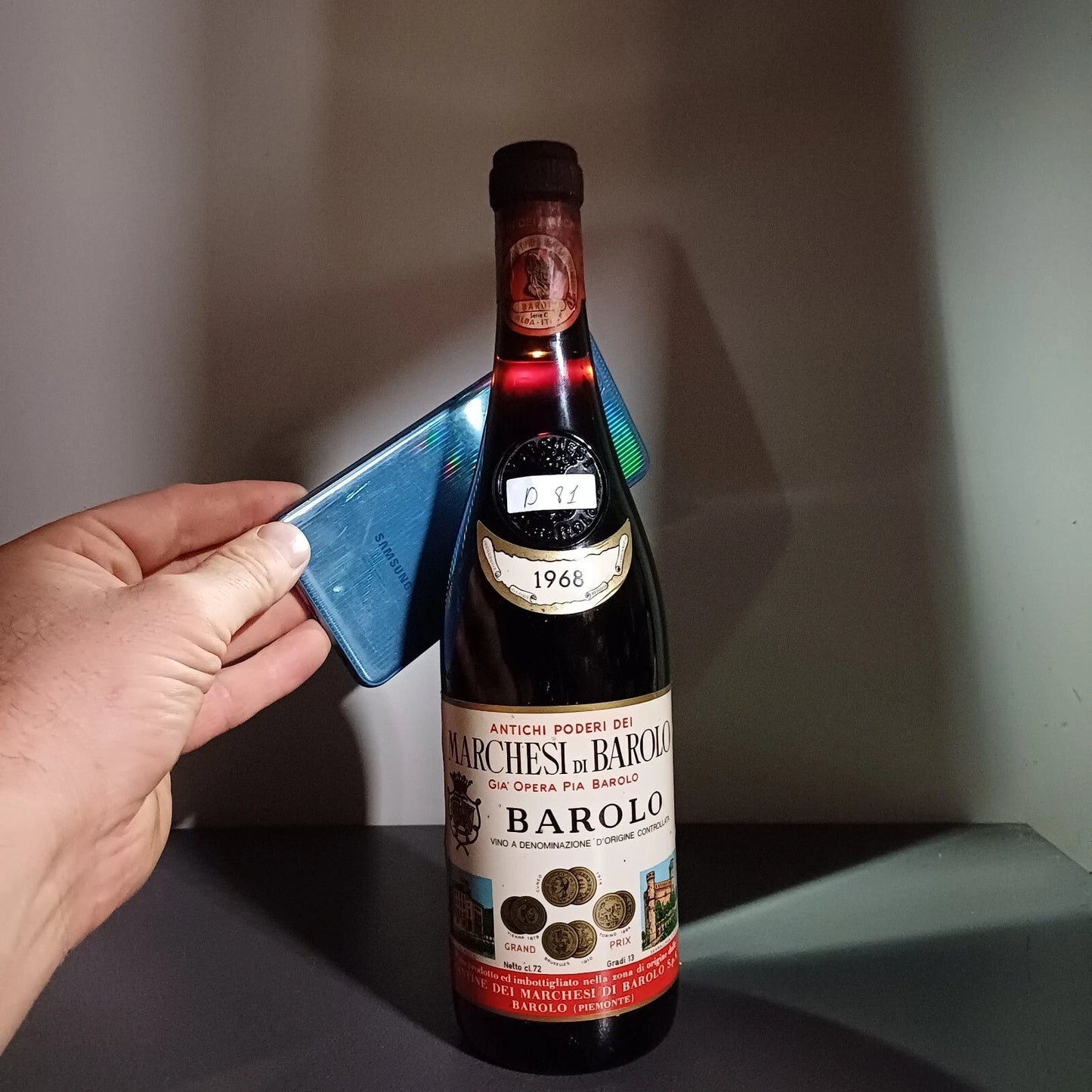 Barolo Marchesi di Barolo 1968 bott.72 cl 13%