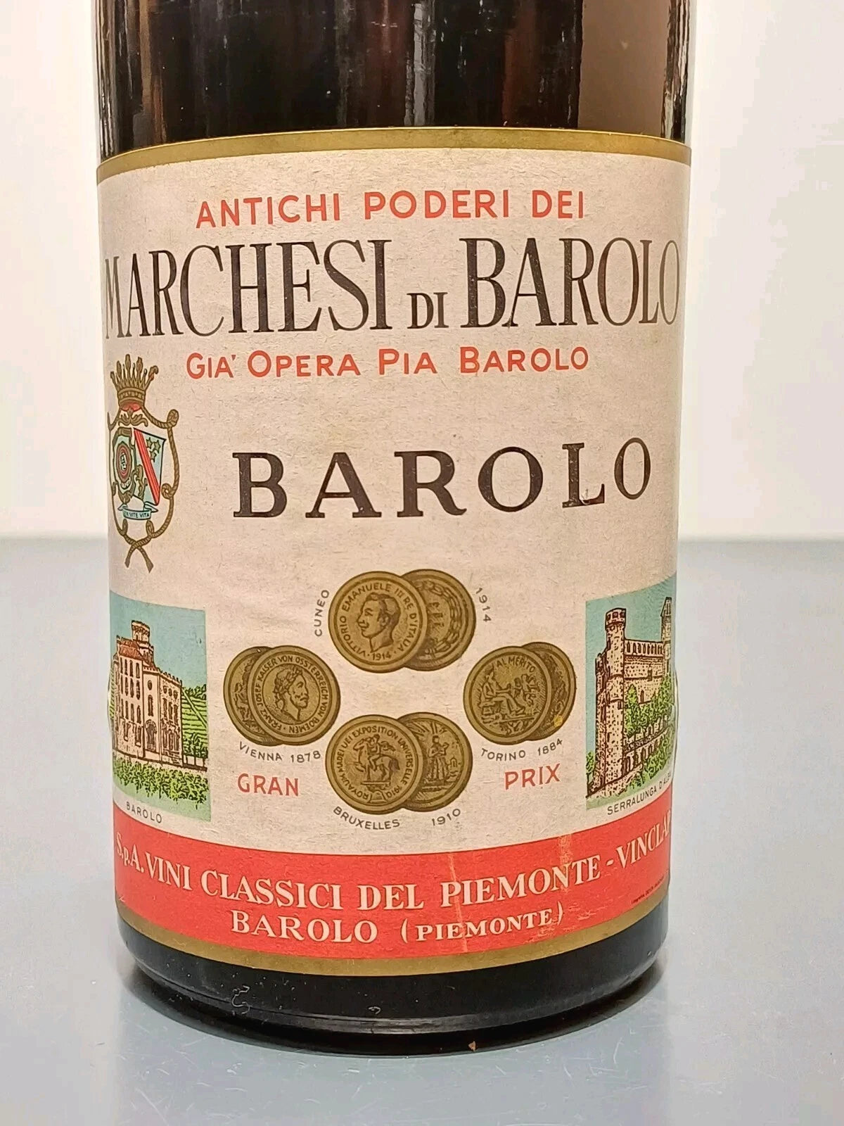 Barolo Marchesi di Barolo 1957 Serralunga D'alba bott.72 cl 13%