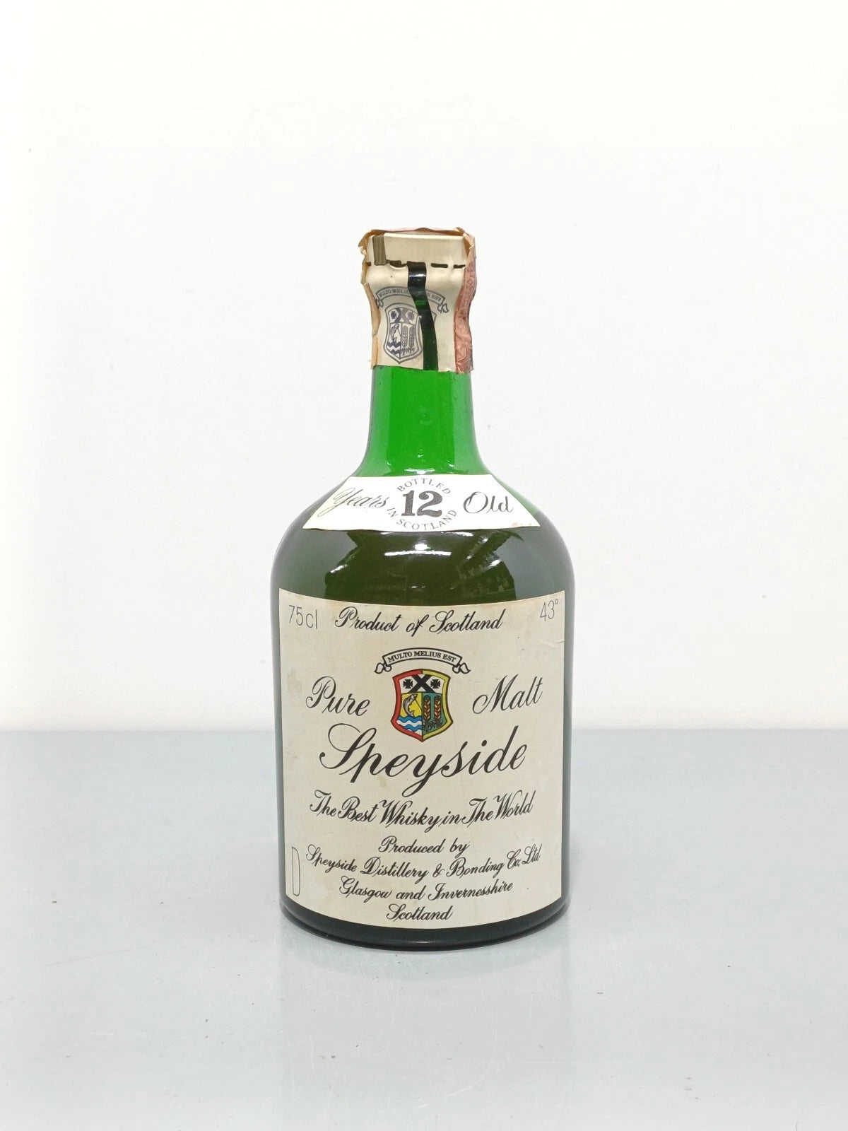 Whisky Speyside 12 years 1970s Pure Malt bott.75 cl 43%