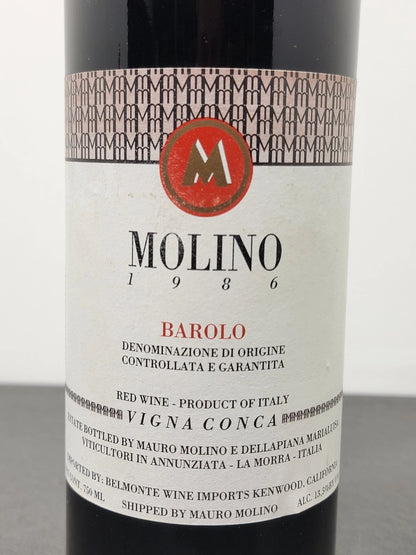 Barolo Mauro Molino 1986 Vigna Conca bott.75 cl 13.5%