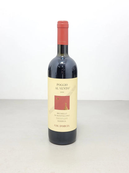 Col D'Orcia Riserva 1999 Poggio al Vento Brunello Di Montalcino 6 Bottiglie 75cl