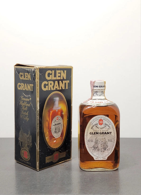 Glen Grant 10 years Pure Malt Scotch Whisky 1970s bott.75 cl 43%