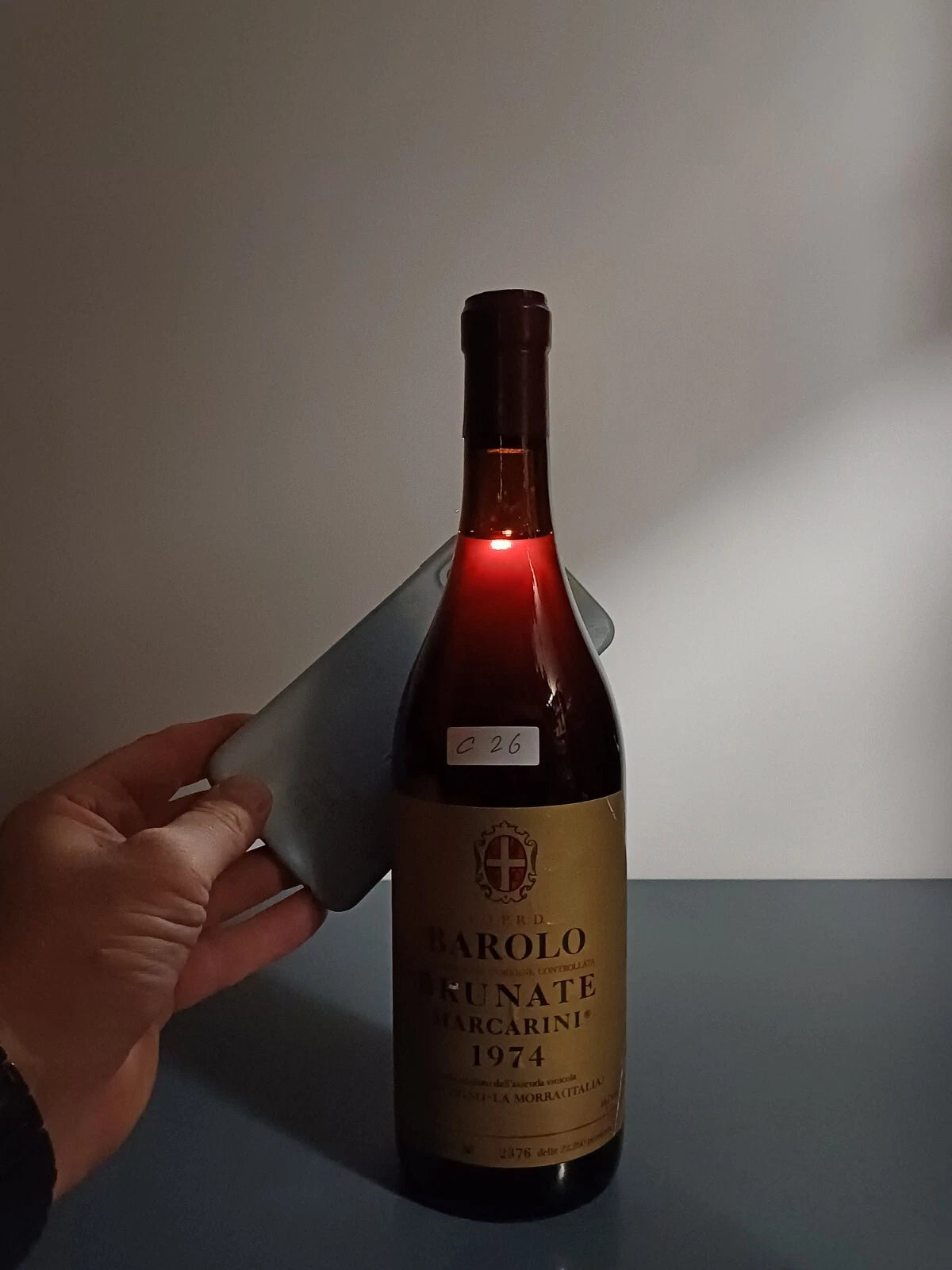 Barolo 1974 Brunate Marcarini Elvio Cogno La Mora bott75 cl