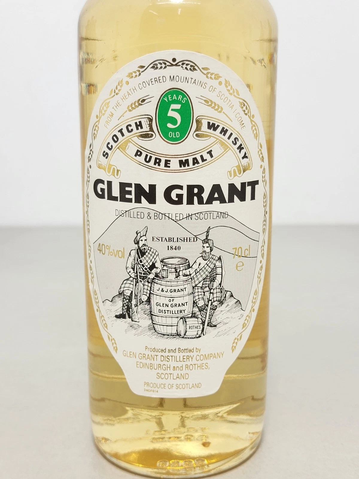 Whisky Glen Grant 5 years 1988 Pure Malt bott.70 cl 40%