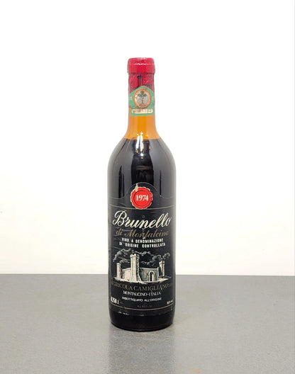 Camigliano Brunello Di Montalcino 1974 bott.75 cl 12.5%