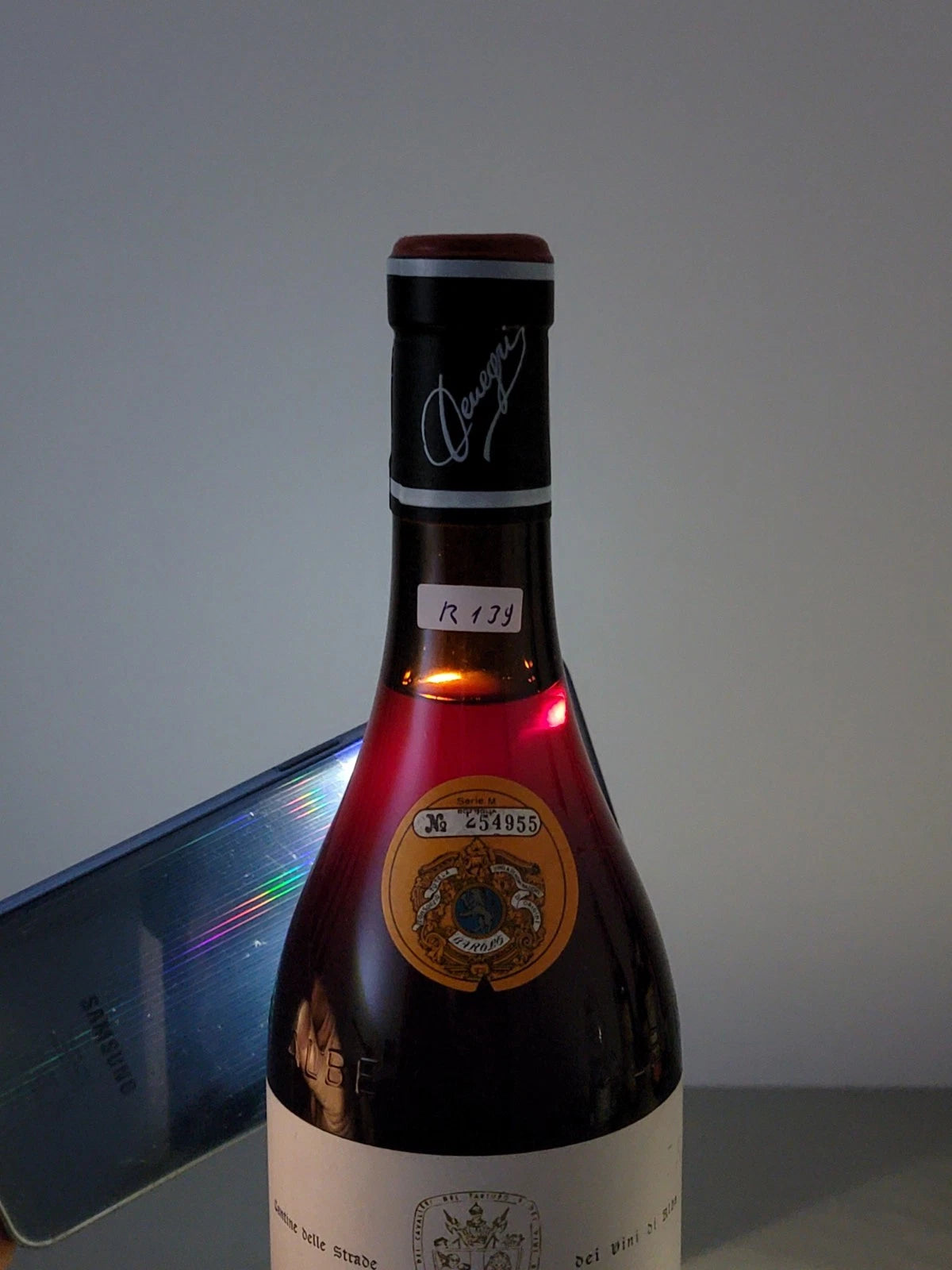 Barolo Denegri Lorenzo 1975 Cavalieri Del Tartufo 75 cl 13,2%