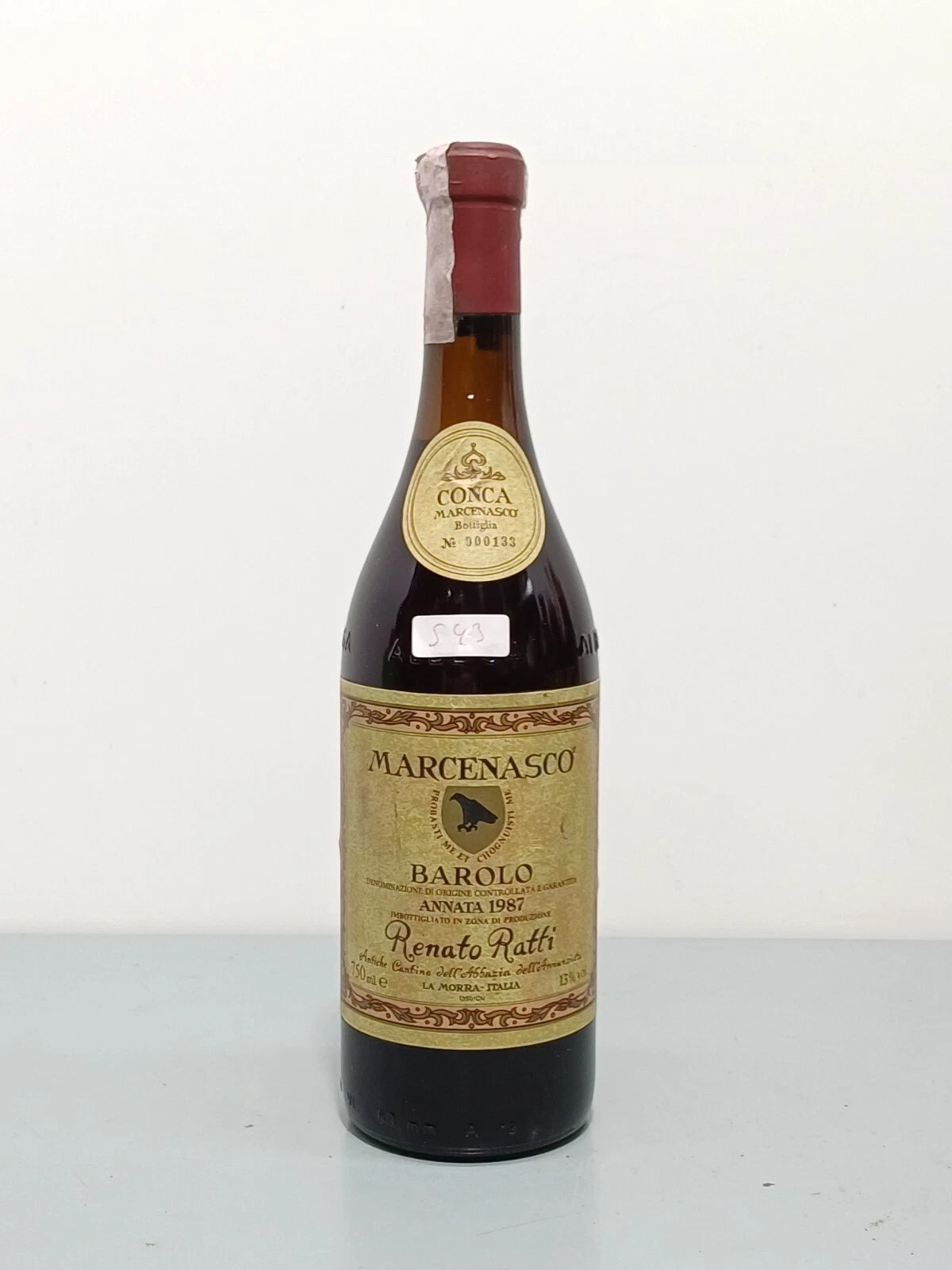 Barolo Renato Ratti 1987 Marcenasco Conca Abbazia dell'Annunziata bott.75 cl