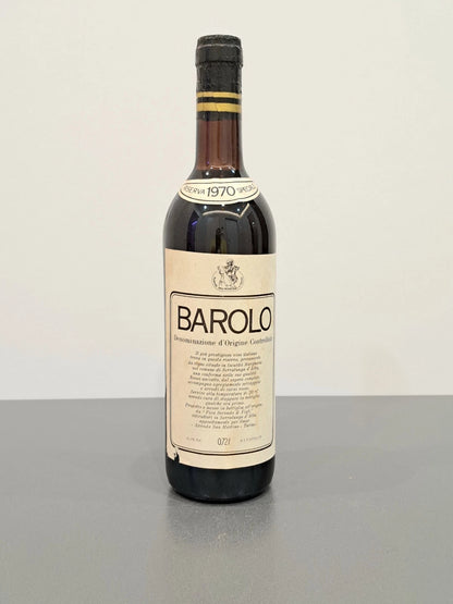 Barolo Riserva Speciale 1970 Pira Secondo. Cl 72 Imb. X Azienda San Martino