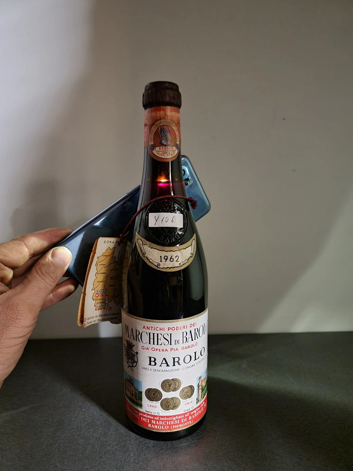Barolo Marchesi di Barolo 1962 bott.72 cl 13%