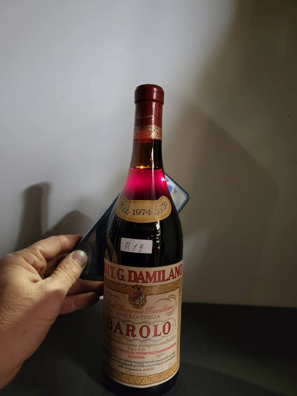 Barolo 1974 Giacomo Damilano bott.75 cl 13%