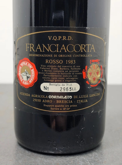 Franciacorta Cornaleto Luigi Lancini 1983 bott.75 cl 13.5%