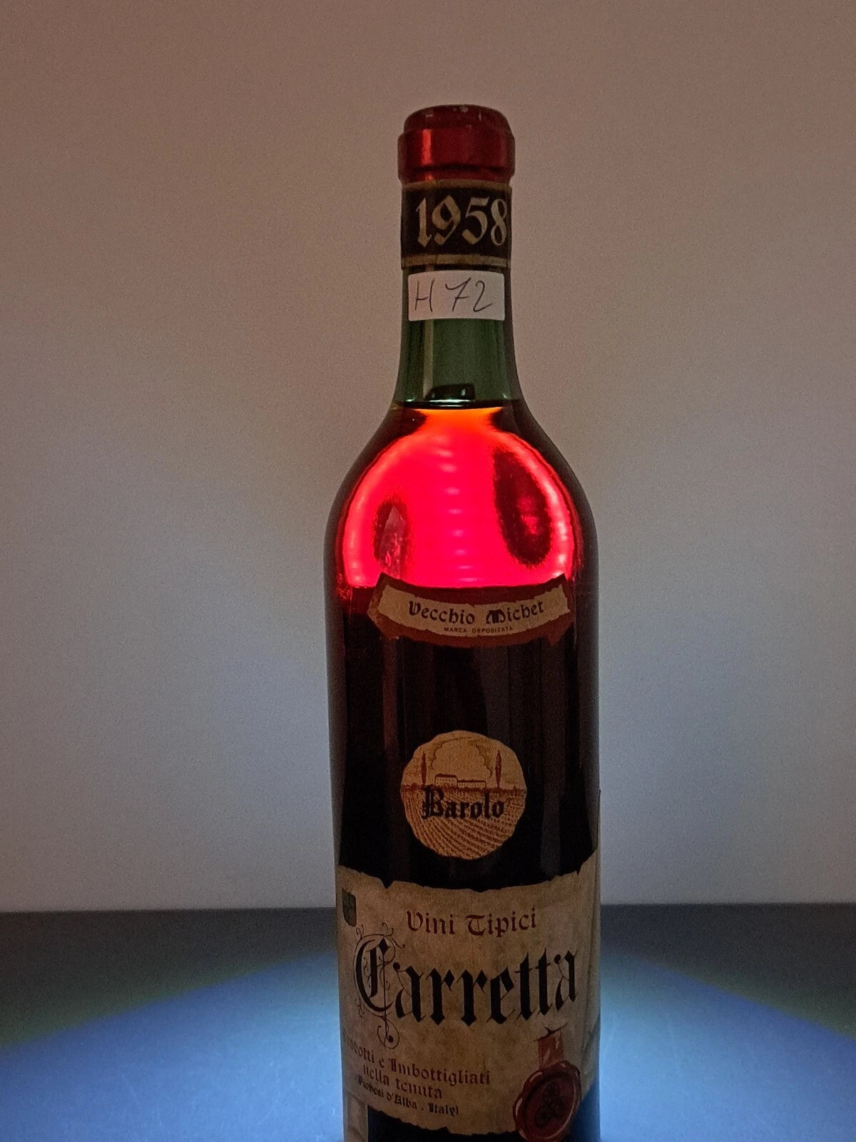 Barolo Carretta 1958 Vecchio Michet bott.72 cl 13.5%