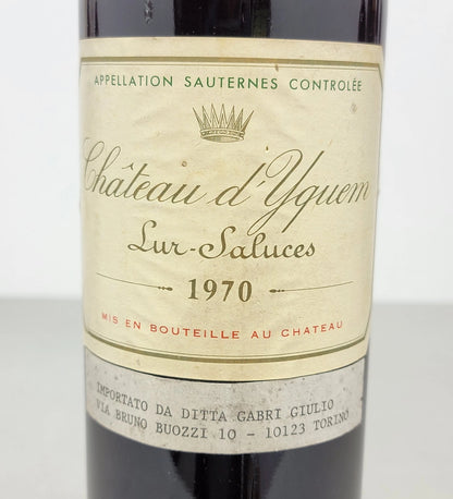 Chateau D'yquem Sauternes 1970, 1er Grand Cru Classe Superieur