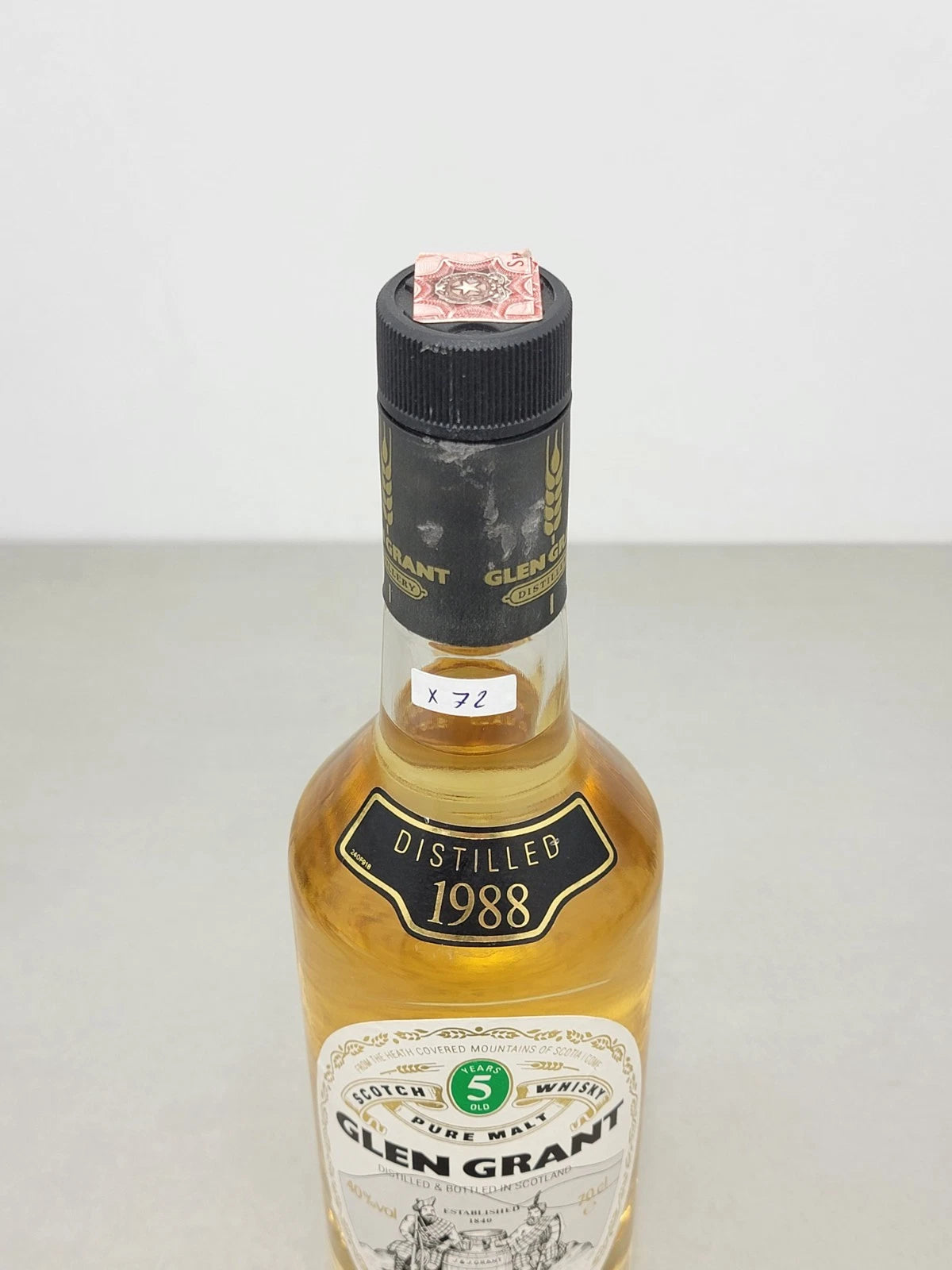 Whisky Glen Grant 5 years 1988 Pure Malt bott.70 cl 40%