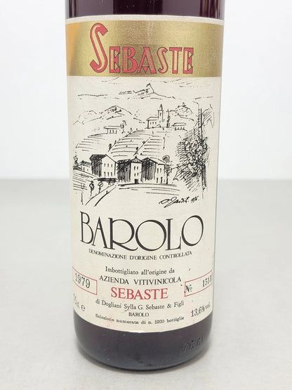 Barolo Sylla Sebaste 1979 bott. 75 cl 13,6%