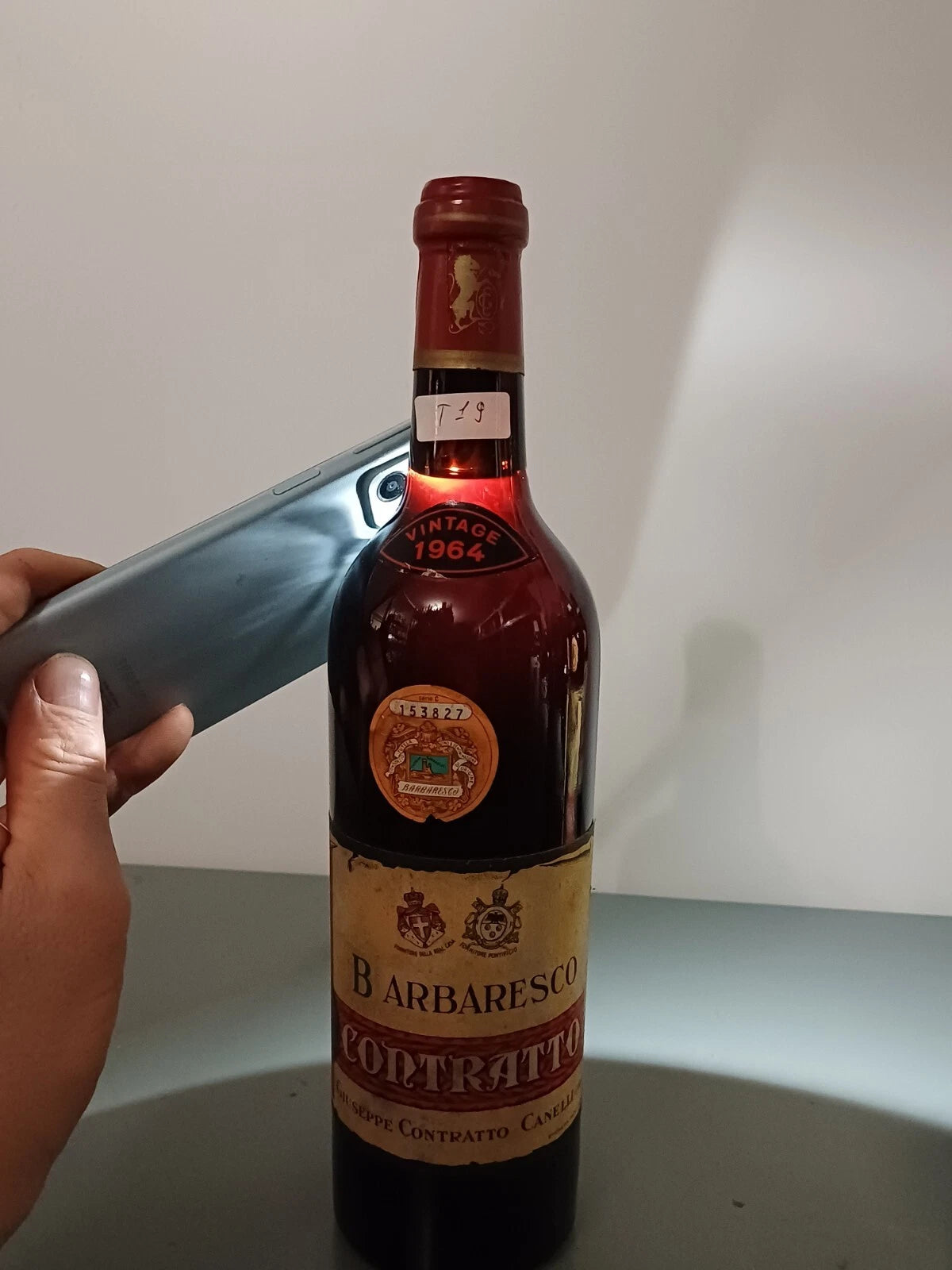 Barbaresco Contratto 1964 bott.72 cl