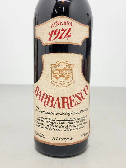 Barbaresco Corte Manolo 1974  Riserva Alba bott..75 cl 13%_2