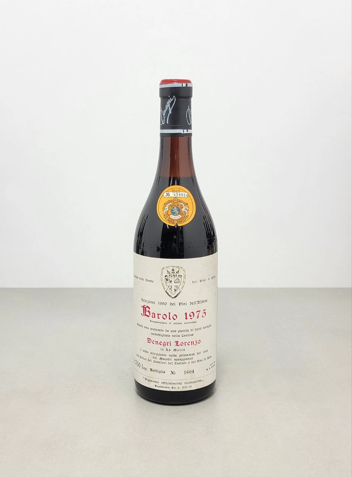 Barolo Denegri Lorenzo 1975 Cavalieri Del Tartufo 75 cl 13,2%