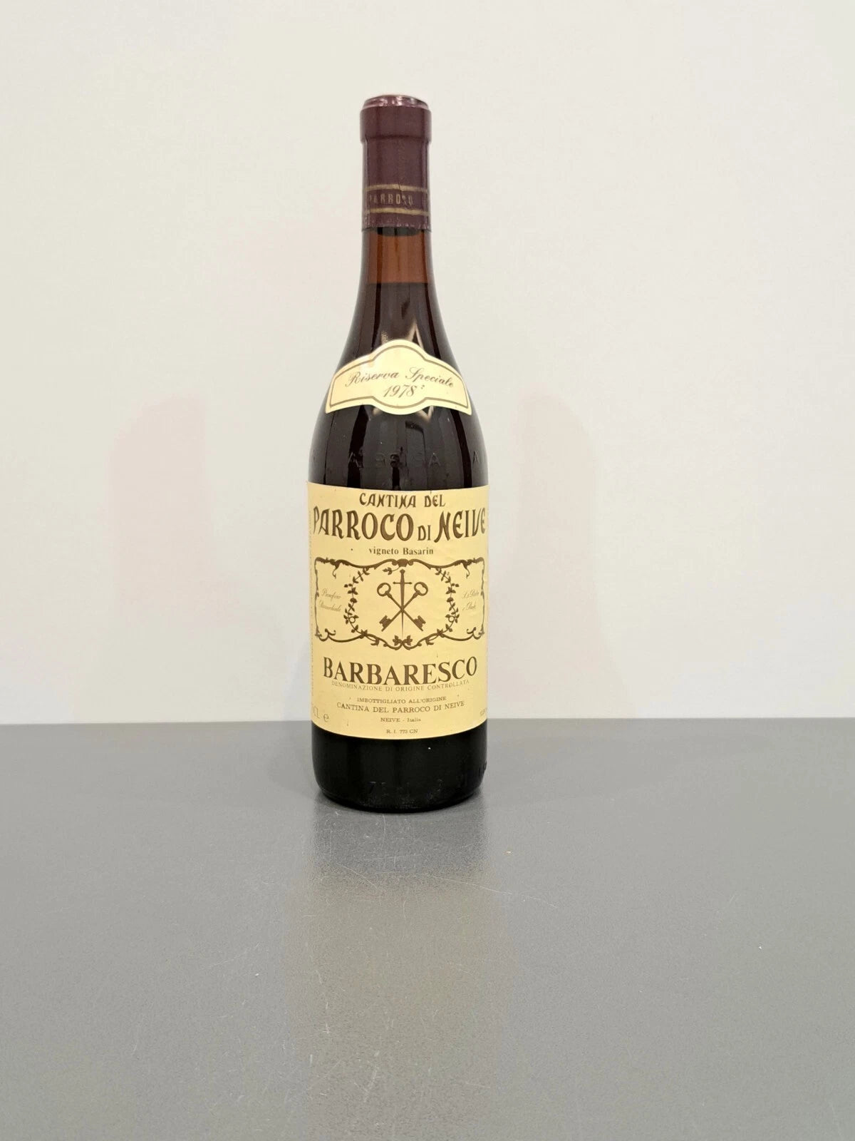 BarbarescoParroco Di Neive 1978 Riserva Speciale Vigneto Basarin bott.75 cl
