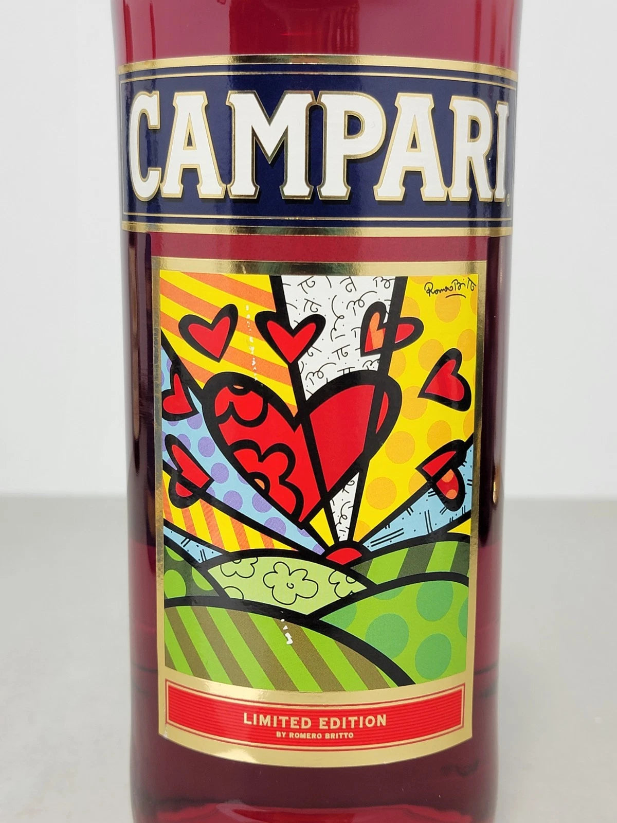 Campari Bitter Romero Britto Limited Edition 2000s  bott.. 1 litro