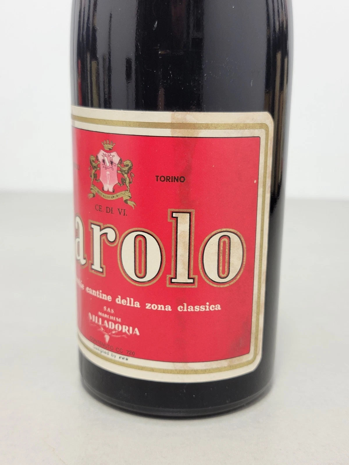Barolo 1958 Marchese Villadoria Serralunga D'alba bott 72 cl, 13%