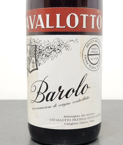 Barolo Cavallotto Bricco Boschis Riserva  Speciale 1976 bott..75 cl 14%