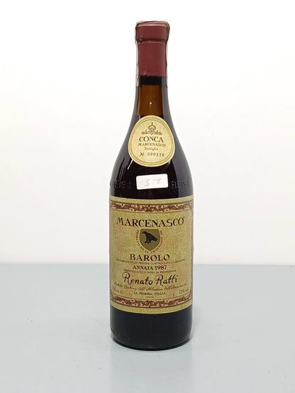 Barolo Renato Ratti 1987 Marcenasco Conca Abbazia dell'Annunziata bott.75 cl