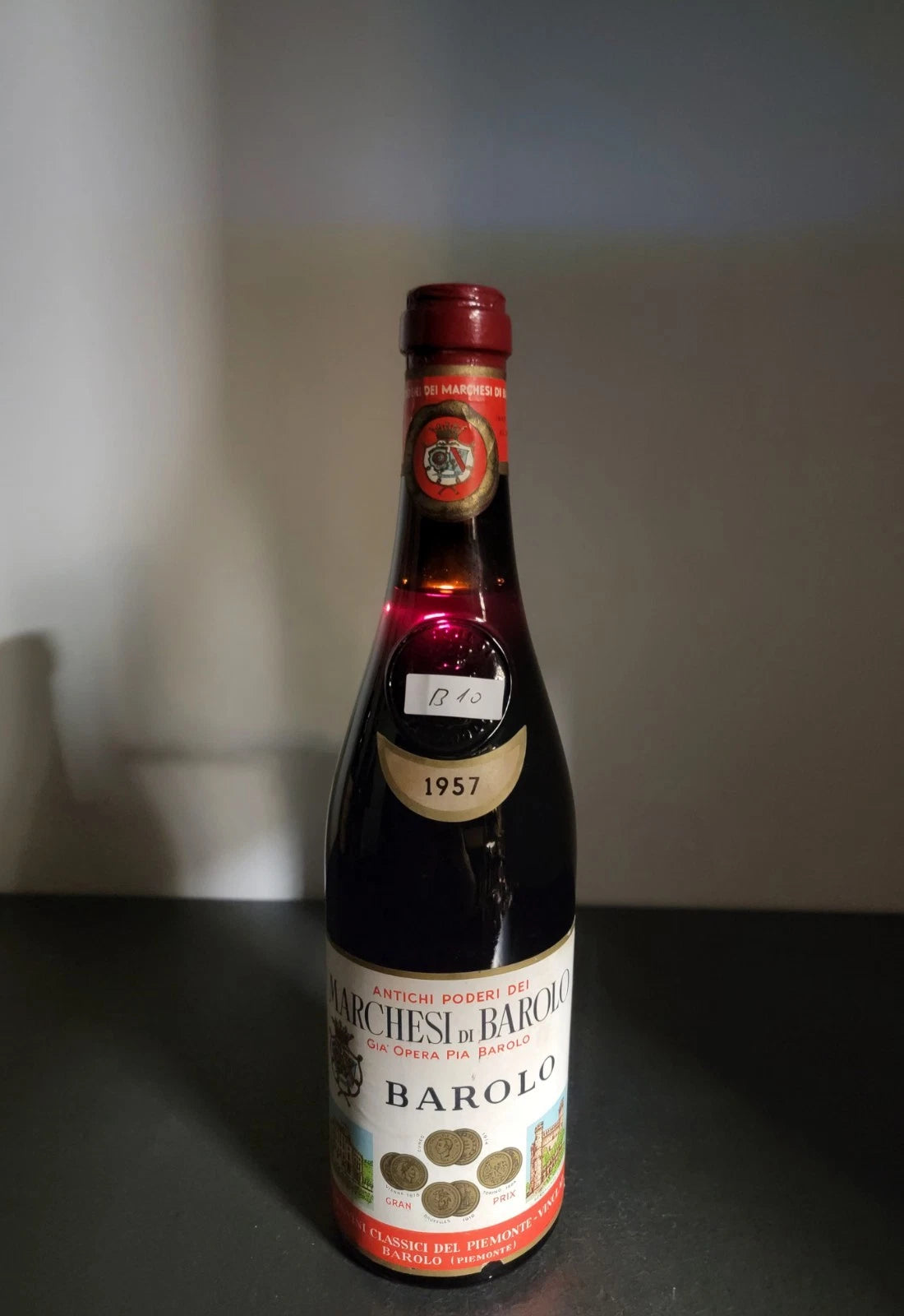 Barolo Marchesi di Barolo 1957 Serralunga D'alba bott.72 cl 13%