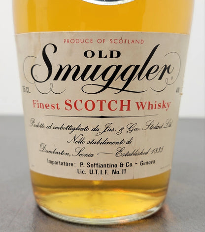 1x Old Smuggler 1970s  Fines Scotch Whisky bott. 75 cl 40%